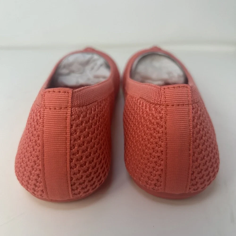 Aerosoles Annelie Women's Ballet Flats Coral‎ Knit Round Toe Comfort Size 6